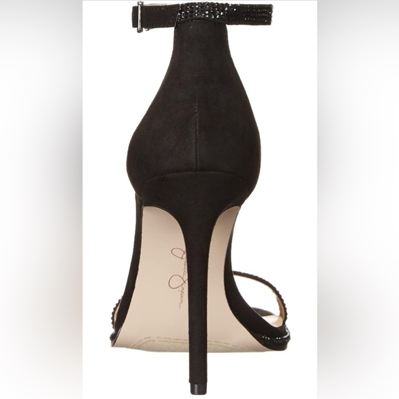 Jessica Simpson Ostey Women’s Black Supreme Microsuede Stiletto Heels size 7.5 - Picture 3 of 12